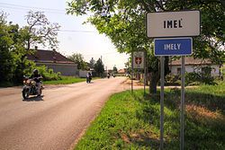 Entering the village