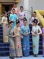 Image 52Thai women wearing Isan Modifide sinh dress for Boon Bang Fai festival in Roi Et (from Culture of Thailand)