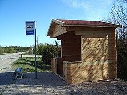 Bus stop in Kaarmise