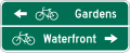 D1-2b Bicycle Destination (2-line)