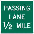 D17-4 Passing lane (distance)