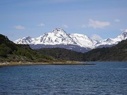 View of the Tierra del Fuego National Park