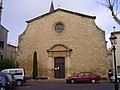 Facade of the village church.