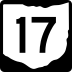 State Route 17 marker