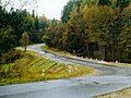 An A2 part, now replaced by a newer and straighter road in Sigulda, 1998.