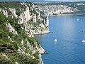 The Karst Plateau drops vertically into the Adriatic Sea near Trieste.