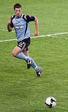 Shannon Cole playing for Sydney FC