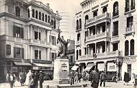 Statue of Cardinal Lavigerie in Tunis. Removed after Tunisia granted independence.