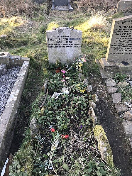 File:Sylvia Plath grave.jpg