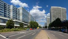 View east along the street in 2009