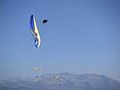 paragliding acrobatics