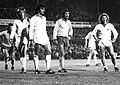 Cape Town City defends a corner, v Hellenic L to R: Jim Forest, Eric Welsh, Wilf du Bruin, Frank McClintock and Arno Steffenhagen