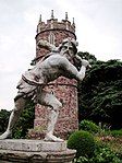 Hercules Statue approximately 100 metres south of Goldney House