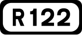 R122 road shield}}