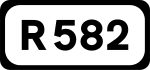 R582 road shield}}