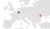 Location map for Luxembourg and Moldova.