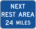 D5-6 Next rest area (distance) miles