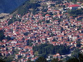 Panorama of Metsovo.