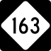 North Carolina Highway 163 marker