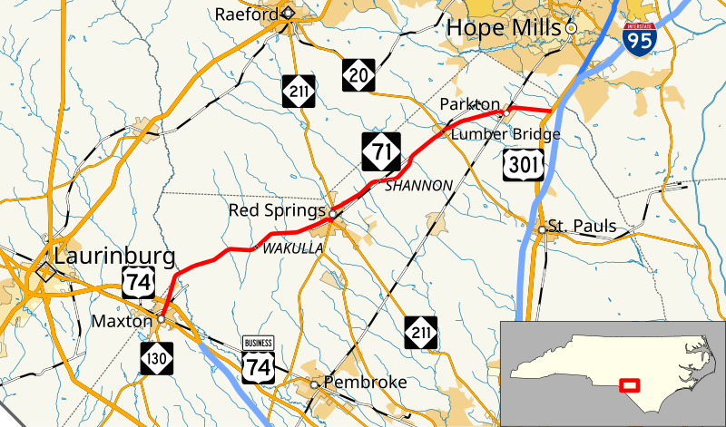 File:NC 71 map.svg