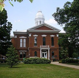 Oldham County courthouse in La Grange