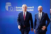 Stoltenberg and President of the European Council Charles Michel in Brussels, 29 June 2023