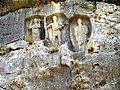 Rock cut tombs.