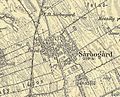 The map of Sárbogárd from the 3rd Military Mapping Survey of Austria Empire