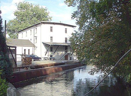 Side view of the original granary