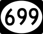 Highway 699 marker