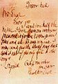 From Hell letter, attributed to Jack the Ripper