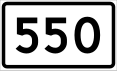 County Road 550 shield