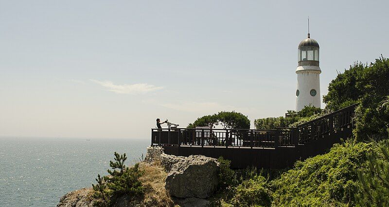 File:Lighthouse at Haeundae.jpg