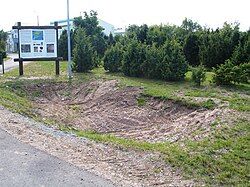 An excavation site of one of the Salme ships