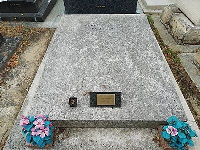 Resnais's tomb.