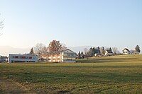 Homes on the edge of Biberist