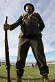 Marine modelling a World War I-era uniform at the 2008 Birthday Pageant at MCAGCC Twentynine Palms