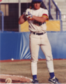 Bret Boone posing during the 1992 season