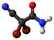 Ball and stick model of DBNPA