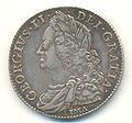 Half crown of George II, 1746