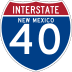 Interstate 40 marker