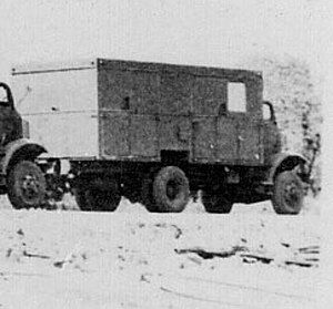 Right side K-31 Operating truck, part of SCR-270