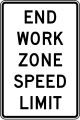 R2-12 End work zone speed limit