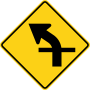 File:MUTCD W1-10aL.svg