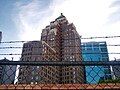 Marine Building from Waterfront Road under the Shaw Building. One of my favourites, for some reason. Maybe it's some kind of metaphor.