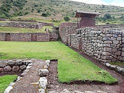 Archaeological site of Maucallacta in the Paccaritambo District