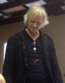 Kinkel speaking at Villa Maria College in May 2019