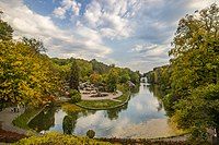 The landscape of the Sofiyivsky Park.