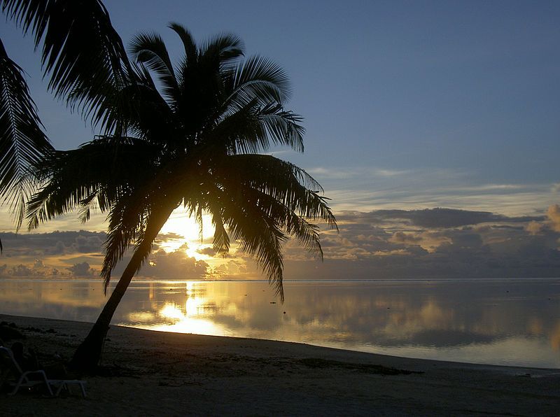 File:Aitutaki sunset 1.jpg