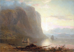 Lucius O'Brien, Sunrise over the Saguenay, 1880